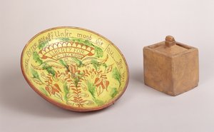 Lautanen, 1828 (saviastia) tekijältä Samuel Troxell